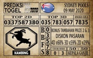 Prediksi Sydney Pools Hari Ini 09 Mei 2020 Prediksi Sydney Pools Hari Ini 09 Mei 2020