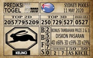 Prediksi Sydney Pools Hari Ini 11 Mei 2020 Prediksi Sydney Pools Hari Ini 11 Mei 2020