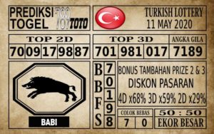 Prediksi Turkish Lottery Hari Ini 11 Mei 2020