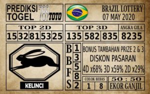 Prediksi Brazil Lottery Hari Ini 07 Mei 2020