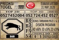 Prediksi Turkish Lottery Hari Ini 31 Mei 2020