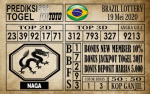 Prediksi Brazil Lottery 19 Mei 2020