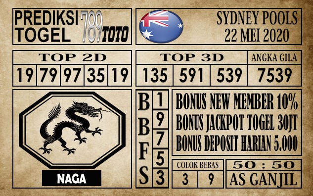 Prediksi Sydney Pools 22 Mei 2020