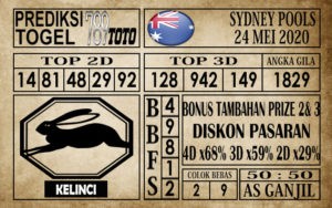 Prediksi Sydney Pools 24 Mei 2020