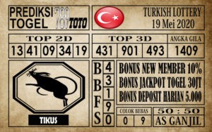 Prediksi Turkish lottery 19 Mei 2020