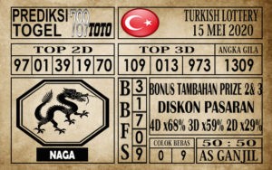 Prediksi Turkish Lottery 15 Mei 2020
