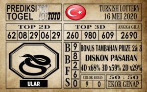 Prediksi Turkish Lottery 16 Mei 2020