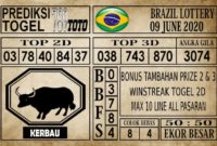 Prediksi Brazil Lottery Hari Ini 09 Juni 2020