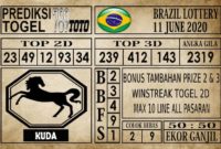 Prediksi Brazil Lottery Hari Ini 11 Juni 2020