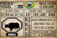 Prediksi Brazil Lottery Hari Ini 12 Juni 2020