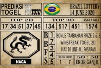 Prediksi Brazil Lottery Hari Ini 14 Juni 2020