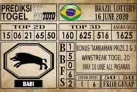 Prediksi Brazil Lottery Hari Ini 16 Juni 2020