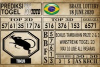 Prediksi Brazil Lottery Hari Ini 18 Juni 2020
