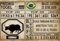 Prediksi Brazil Lottery Hari Ini 22 Juni 2020