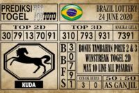 Prediksi Brazil Lottery Hari Ini 24 Juni 2020
