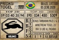 Prediksi Brazil Lottery Hari Ini 05 Juni 2020