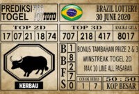 Prediksi Brazil Lottery Hari Ini 29 Juni 2020