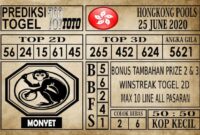 Prediksi Hongkong Pools Hari Ini 25 Juni 2020