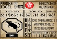 Prediksi Hongkong Pools Hari Ini 09 Juni 2020