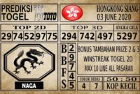 Prediksi Hongkong Siang Hari Ini 03 Juni 2020