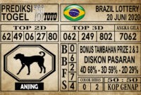 Prediksi Brazil Lottery Hari Ini 20 Juni 2020