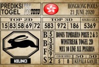 Prediksi Hongkong Pools Hari Ini 21 Juni 2020