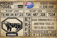 Prediksi Sydney Pools Hari Ini 11 Juni 2020 Prediksi Sydney Pools Hari Ini 11 Juni 2020