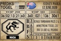 Prediksi Sydney Pools Hari Ini 12 Juni 2020 Prediksi Sydney Pools Hari Ini 12 Juni 2020