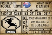 Prediksi Sydney Pools Hari Ini 15 Juni 2020 Prediksi Sydney Pools Hari Ini 15 Juni 2020