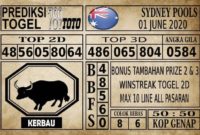 Prediksi Sydney Pools Hari Ini 01 Juni 2020 Prediksi Sydney Pools Hari Ini 01 Juni 2020