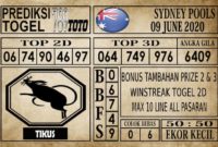 Prediksi Sydney Pools Hari Ini 09 Juni 2020 Prediksi Sydney Pools Hari Ini 09 Juni 2020