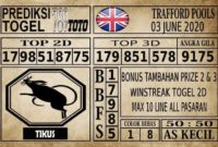 Prediksi Trafford Pools Hari Ini 03 Juni 2020
