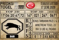 Prediksi Turkish Lottery Hari Ini 17 Juni 2020