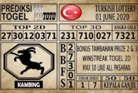 Prediksi Turkish Lottery Hari Ini 01 Juni 2020