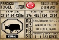 Prediksi Turkish Lottery Hari Ini 25 Juni 2020