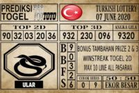 Prediksi Turkish Lottery Hari Ini 07 Juni 2020