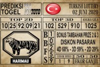 Prediksi Turkish Lottery Hari ini 02 Juni 2020