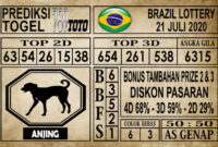 Prediksi Brazil Lottery Hari Ini 21 Juli 2020