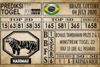 Prediksi Brazil Lottery Hari Ini 04 Juli 2020
