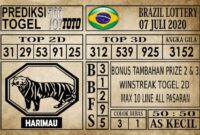 Prediksi Brazil Lottery Hari Ini 07 Juli 2020
