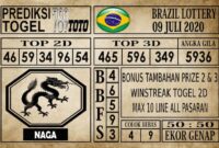 Prediksi Brazil Lottery Hari Ini 09 Juli 2020
