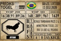 Prediksi Brazil Lottery Hari Ini 13 Juli 2020