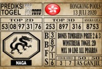 Prediksi Hongkong Pools Hari Ini 13 Juli 2020