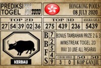 Prediksi Hongkong Pools Hari Ini 08 Juli 2020