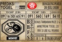 Prediksi Hongkong Pools Hari Ini 20 Juli 2020