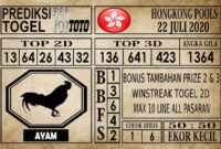 Prediksi Hongkong Pools Hari Ini 22 Juli 2020 Prediksi Hongkong Pools Hari Ini 22 Juli 2020