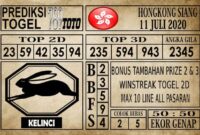 Prediksi Hongkong Siang Hari Ini 11 Juli 2020