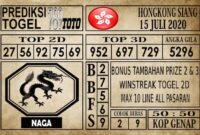 Prediksi Hongkong Siang Hari Ini 15 Juli 2020