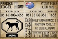 Prediksi Sydney Pools Hari Ini 11 Juli 2020