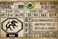Prediksi Brazil Lottery Hari Ini 01 Juli 2020
